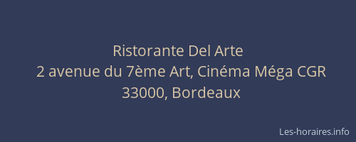 Ristorante Del Arte