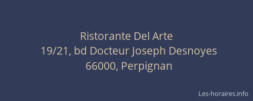 Ristorante Del Arte