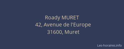 Roady MURET