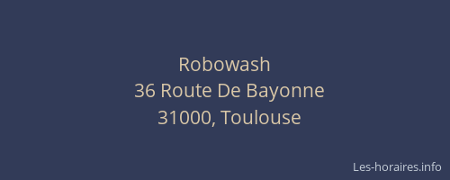 Robowash