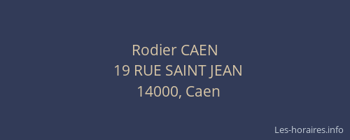 Rodier CAEN
