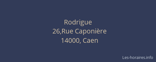 Rodrigue