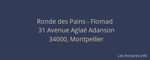 Ronde des Pains - Flomad