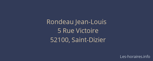 Rondeau Jean-Louis