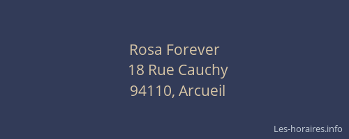 Rosa Forever