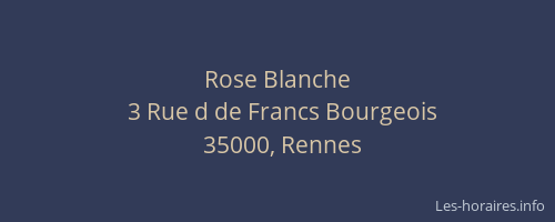 Rose Blanche