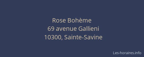 Rose Bohème