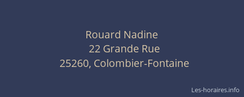 Rouard Nadine