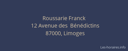 Roussarie Franck