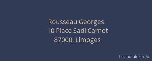 Rousseau Georges