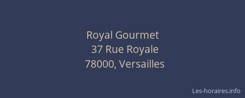 Royal Gourmet