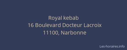 Royal kebab