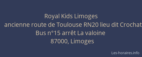 Royal Kids Limoges