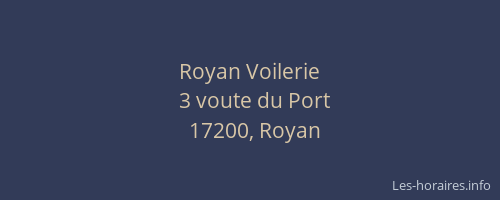 Royan Voilerie