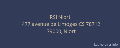 RSI Niort