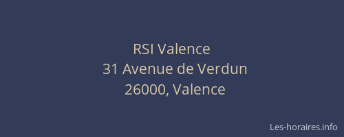 RSI Valence
