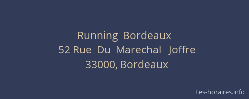 Running  Bordeaux