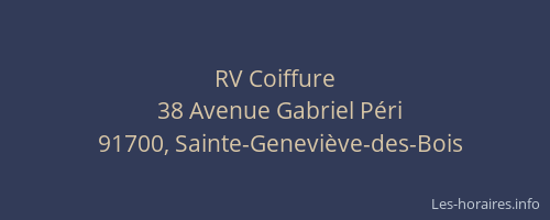 RV Coiffure