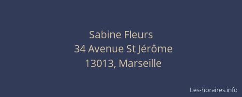 Sabine Fleurs