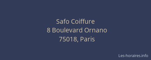 Safo Coiffure