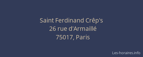 Saint Ferdinand Crêp's