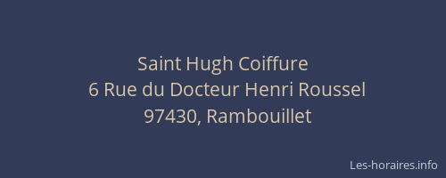 Saint Hugh Coiffure