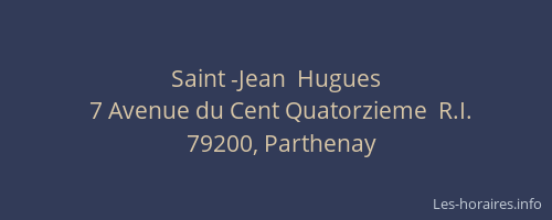 Saint -Jean  Hugues
