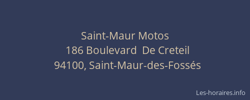 Saint-Maur Motos