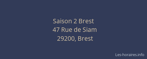 Saison 2 Brest