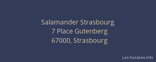 Salamander Strasbourg