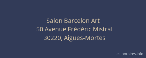 Salon Barcelon Art