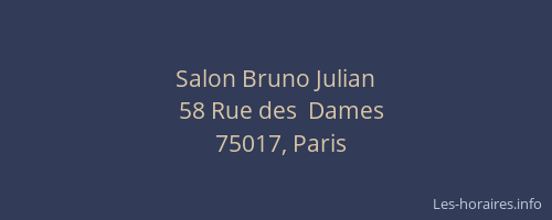 Salon Bruno Julian