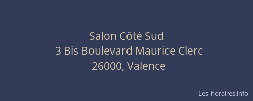 Salon Côté Sud