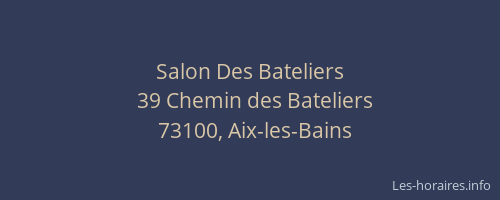 Salon Des Bateliers