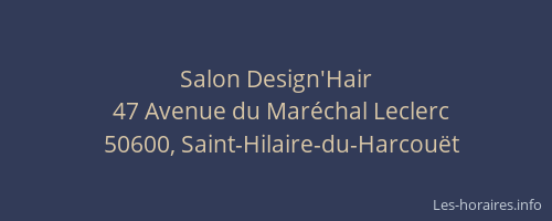 Salon Design'Hair