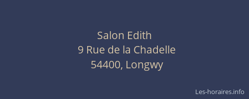 Salon Edith