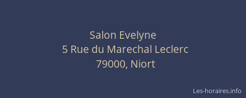 Salon Evelyne