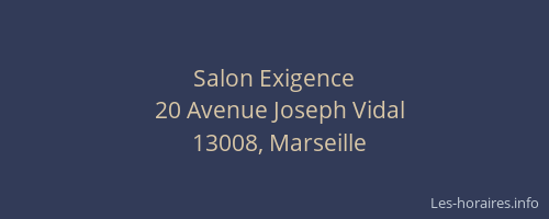 Salon Exigence