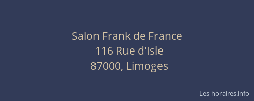 Salon Frank de France