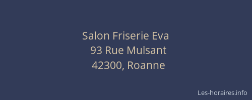 Salon Friserie Eva