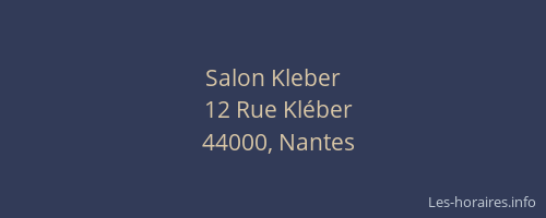 Salon Kleber