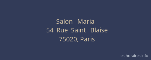 Salon   Maria