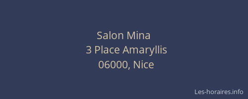 Salon Mina