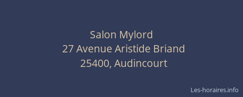 Salon Mylord
