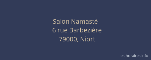 Salon Namasté
