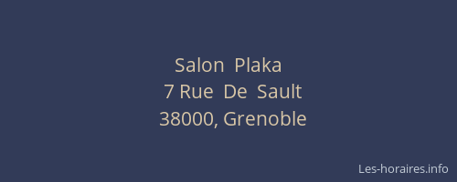 Salon  Plaka