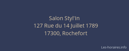 Salon Styl'In