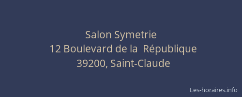 Salon Symetrie