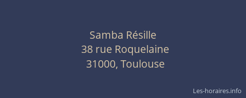 Samba Résille