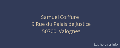 Samuel Coiffure